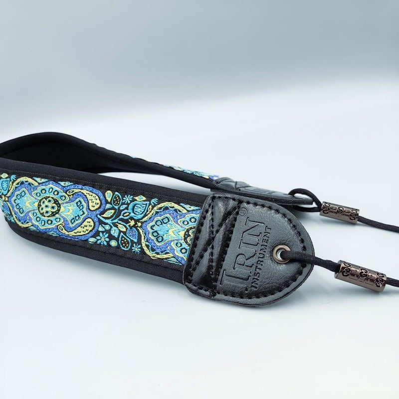 lightstar Store IRIN Embroidery Saxophone Neck Strap - (Comfort, Breathable, Metal Swivel Snap Hook) Sax Neck Strap for Alto Tenor - Image 2